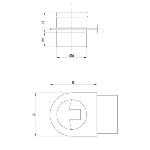 Шибер-задвижка. Размеры, мм shiber-zadvizhka-model-500.jpg