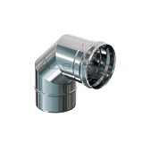 Отвод дымохода 90